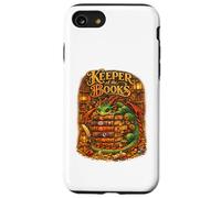 Keeper of The Books Livre de Lecture Dragon Fantasy Library Coque pour iPhone SE (2020) / 7/8