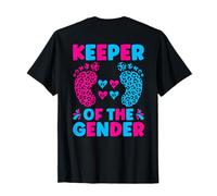 Keeper of The Gender - Annonce de bébé (sur Le Dos) T-Shirt