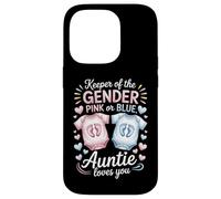 Keeper of The Gender Auntie Loves You, Annonce de Naissance, Tante Coque pour iPhone 14 Pro