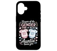 Keeper of The Gender Auntie Loves You, Annonce de Naissance, Tante Coque pour iPhone 16