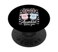 Keeper of The Gender Auntie Loves You, Annonce de Naissance, Tante PopSockets PopGrip Adhésif