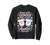 Keeper of The Gender Auntie Loves You, Annonce de Naissance, Tante Sweatshirt