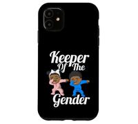 Keeper of The Gender Black Baby révélation du Sexe pour Couple Coque pour iPhone 11