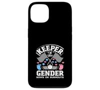 Keeper of The Gender Bowws Or Burnouts Racing Reveal Party Coque pour iPhone 13