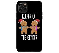 Keeper of The Gender Reveal Baby Shower Pain d'épice Noël Coque pour iPhone 11 Pro Max