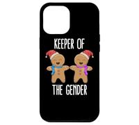 Keeper of The Gender Reveal Baby Shower Pain d'épice Noël Coque pour iPhone 12 Pro Max