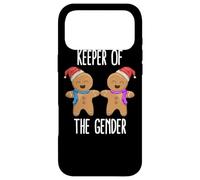 Keeper of The Gender Reveal Baby Shower Pain d'épice Noël Coque pour iPhone 17 Pro Max