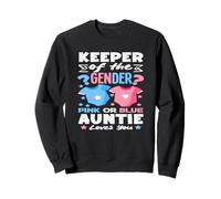 Keeper of The Gender Rose ou Blue Auntie Loves You Party Sweatshirt