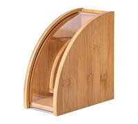 Keeper - Support de filtre à café - Plateau de filtre de cuisine - Étagère de filtration en bois élégante pour plan de travail - Organiseur pour filtre à café en bois pour la maison - Support avec