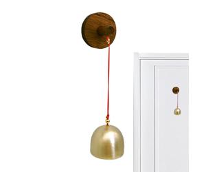 Keepers Bell Porte - Sonnette de Porte Autocollant Rétro en Bois Alarme D'Entrée | Pour Boutique, Magasin, Jardin, Cour Arrière Cour Réfrigérateur, Porte D'entrée, Alarme Home-Shop, Installation