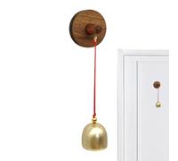Keepers Bell pour ouvrir une porte - Carillon autocollant rétro - Sonnette en métal créative - Alarme d'entrée pour porche - Cadeaux de pendaison de crémaillère, magasins, boutiques, décoration de la