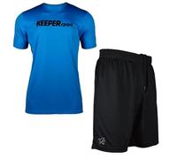 KEEPERsport Ensemble court de gardien de but - Maillot de gardien de but court et pantalon court de gardien de but - Respirant - Taille : 140