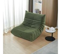 KeepGoon Chaise pliable, fauteuil de méditation et relaxation, coussin thaï, canapé de sol, maison ou bureau, couleur au choix (vert)