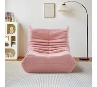KeepGoon Fauteuil Paresseux, Chaise Pliable, Canapé Paresseux, Fauteuil de méditation et de Relaxation, Coussin thaï pour Loisirs et méditation, Maison ou Bureau, Couleur au Choix (Rose)