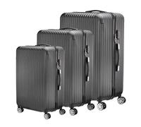 KeepGoon Lot de 3 valises de Voyage, Ensemble de Bagages, Ensemble de Bagages avec 4 Roues et Serrure à Combinaison, Valise à Coque Dure ABS, Valise à roulettes Trolley, poignée télescopique
