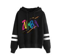keephen Femmes Sweat-Shirts Zumba Print Graphic Pullover Hoodie Jumper Crew Neck Long Sleeve with Drawstring Loose Fit Casual Tops fit Teenage Girl Ladies