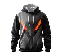 keephen Révolution mécanique Cyberpunk Hommes imprimé 3D Sweat à Capuche Respirant Confortable détendu Ajustement Facile Soin Mode Casual vêtements de Rue