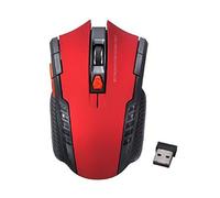 keephen Souris Gaming Mouse Optical 2.4Ghz Mouse Souris Ergonomique sans Fil avec réglage DPI (Noir)