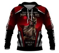 keephen Templiers Imprimé 3D Pullover Sweats à Capuche Femmes/Hommes Sweatshirts à Capuche avec Poche Automne Cool Streetwear