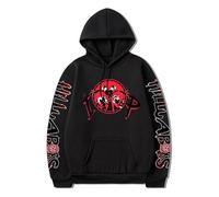 keephen Unisexe Ras du Cou Animé Imprimé Pull - Helluva Boss Graphic Chandail Décontractée Lâche À Manches Longues Sweat à Capuche