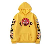 keephen Unisexe Ras du Cou Animé Imprimé Pull - Helluva Boss Graphic Chandail Décontractée Lâche À Manches Longues Sweat à Capuche