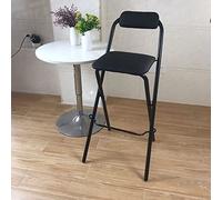 KeephenEU Tabouret Pliant Portable à Cadre en métal avec Dossier et rembourré rembourré - Tabouret de Hauteur de Barre de Cuisine pour comptoir, Restaurant et Usage extérieur Innovate