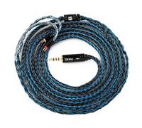 keephifi 2m Câble IEM Câble 2 mètres kbear st16 plus 16 Core 5n OCC câble d'extension de casque tressé plaqué argent câble 2 broches prise de 2,5 mm pour KZ ZST/EDX/ZS10/AS10(2,5 mm 2PIN)