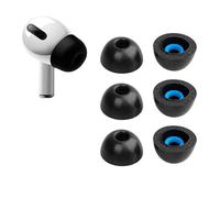 Keephifi [3 Paires] Embouts pour AirPods Pro Embouts de Rechange avec Mousse à mémoire de Forme Haute densité, réduction du Bruit, s'adapte à l'étui de Chargement pour Airpods Pro (S/M/L)