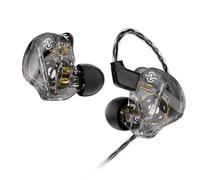 keephifi CCZ DC01 Pro in Ear Monitor,1DD HiFi Bass IEM, écouteurs filaires écouteurs Intra-Auriculaires OFC détachables 2Pin-Z câble in Ears pour Musiciens, batteurs(Noir,sans Micro)