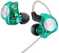 keephifi CCZ MC02 Ecouteurs Gaming, Ecouteurs Intra Auriculaires Filaire IEM, Double Transducteur Dynamique 10 mm à Double Aimant, Suppression de Bruit, Câble Détachable en Cuivre OFC 5N, Jack 3,5 mm