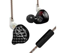 keephifi in Ear Monitor KZ ZST Écouteurs filaires 1B 4DD HiFi IEM avec Suppression du Bruit, Basses Riches, écouteurs stéréo Confortables avec câble Amovible pour audiophiles