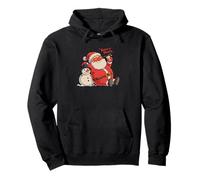 Keepin' It Frosty Santa Claus Snowman Christmas Chill Sweat à Capuche