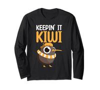 Keepin It Kiwi Écharpe d'hiver Motif Kiwi Manche Longue