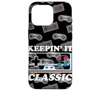 Keepin It Manette de Jeu vidéo rétro Classique Motif années 80/90 Coque pour iPhone 16 Pro