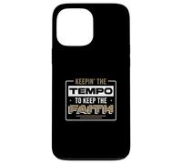 Keepin' The Tempo to Keep The Faith for a Worship Drummer Coque pour iPhone 13 Pro Max