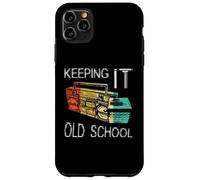 Keeping It Old School - Retro Boombox 80s 90s Hip Hop Music Coque pour iPhone 11 Pro Max