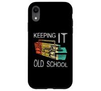 Keeping It Old School - Retro Boombox 80s 90s Hip Hop Music Coque pour iPhone XR