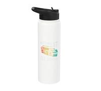 Keeping It Old School - Retro Boombox 80s 90s Hip Hop Music Stainless Steel Insulated Water Bottle