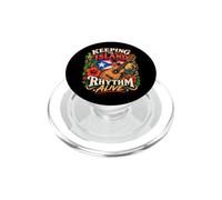 Keeping The Island Rhythm Alive Musique Cuatro portoricaine PopSockets PopGrip pour MagSafe