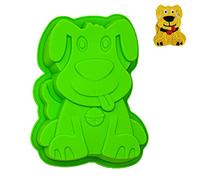 KeepingcooX Moule de Cuisson en Silicone en Forme de Chiot | Petit Moule à gâteau d'anniversaire | Moule à Tarte au Chocolat en Forme d'animal Mignon pour l'argile, la décoration de