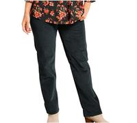 Keepink Pantalon en velours côtelé pour femme - Taille élastique avec poche - Pantalon décontracté - Coupe décontractée - Pantalon long extensible et léger - Pantalon à jambe droite, 01 gris foncé., L