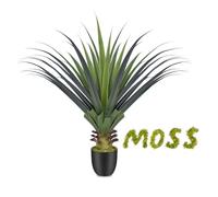 Keeplush Plantes Artificielles Agave 90cm Haute avec Pointe, Arbre Artificielle Extérieur pour Porche, Terrasse Maison Intérieure Décoration