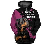 keepmore Beagle/Bernese Mountain Dog/Rottweiler Sweat à Capuche imprimé en 3D Femmes Hommes Pullover Street Tracksuit Love Dog Gift