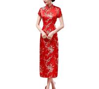 keepmore Chinois Style Qipao pour Femmes, Longue Robe Plus Size Cheongsam Robe de soirée Qipao pour Mariage