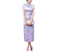 keepmore Chinois Style Qipao pour Femmes, Longue Robe Plus Size Cheongsam Robe de soirée Qipao pour Mariage
