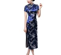 keepmore Chinois Style Qipao pour Femmes, Longue Robe Plus Size Cheongsam Robe de soirée Qipao pour Mariage