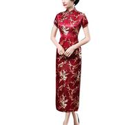 keepmore Chinois Style Qipao pour Femmes, Longue Robe Plus Size Cheongsam Robe de soirée Qipao pour Mariage
