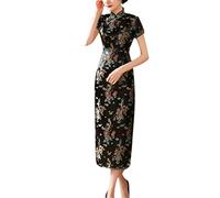 keepmore Chinois Style Qipao pour Femmes, Longue Robe Plus Size Cheongsam Robe de soirée Qipao pour Mariage