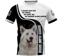 keepmore Été Mode T-Shirt des Femmes Hommes Alaskan Malamute/Golden Retriever/Bloodhound 3D Imprimé drôle de Chien Tee Tops T-Shirts Unisex