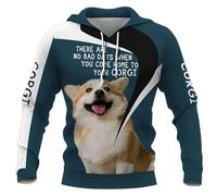 keepmore Rottweiler/Pitbull No Bad Days 3D Imprimé Sweat à Capuche Femmes Hommes Pullover Street Tracksuit Love Dog Gift